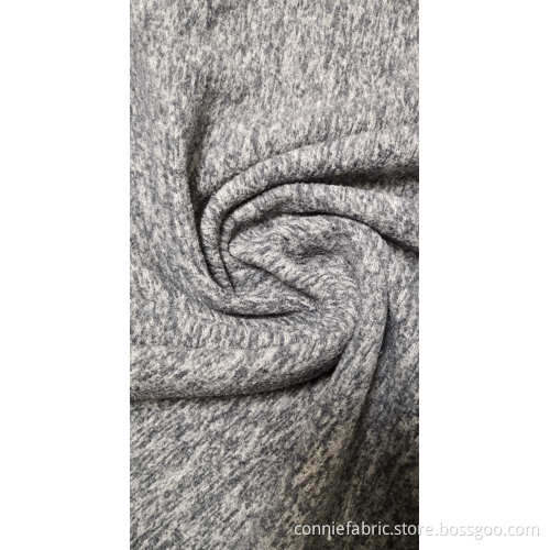 100% polyester Hacci Fleece tyg med katjon